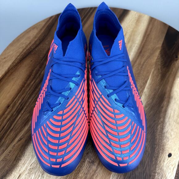 Adidas Predator Edge.1 SG Men\'s 8.5/ Women\'s 9.5 Soccer Cleats Blue H02965 NEW main image 9